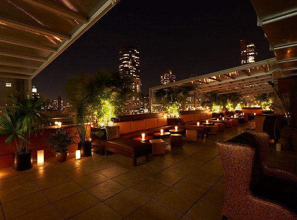Side terrace at Empire Rooftop Hotel