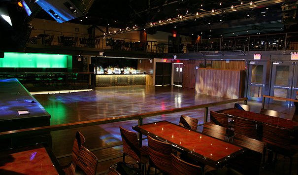 Main area of Highline Ballroom in preparation for a concert